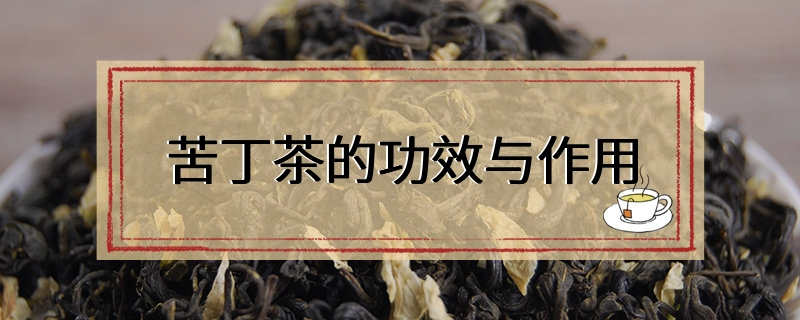 苦丁茶的功效与作用