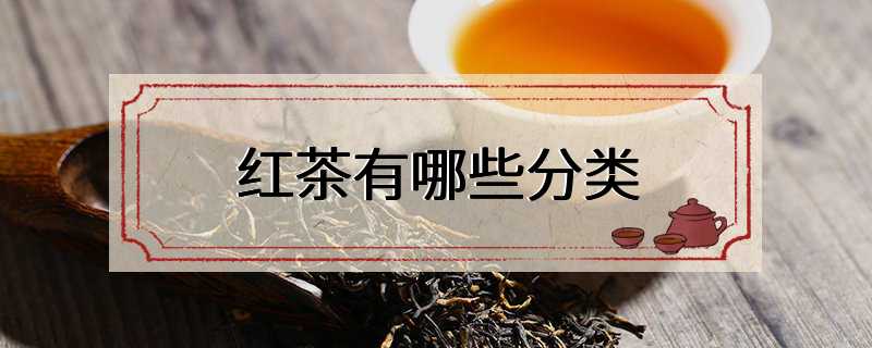 红茶有哪些分类