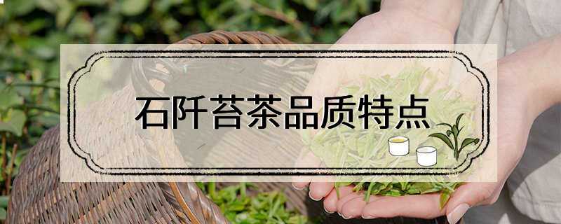 石阡苔茶品质特点