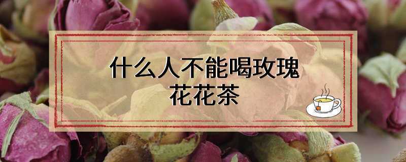 什么人不能喝玫瑰花花茶