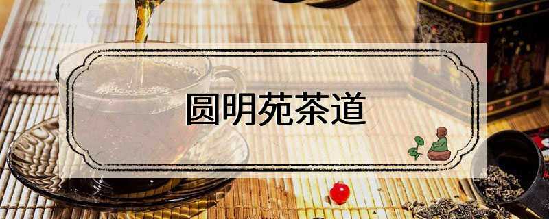 圆明苑茶道