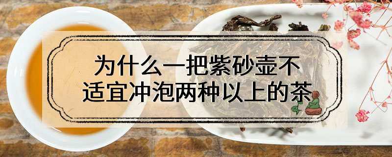 为什么一把紫砂壶不适宜冲泡两种以上的茶