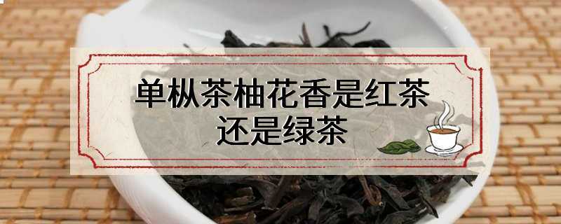 单枞茶柚花香是红茶还是绿茶